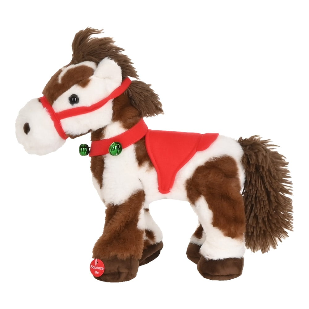 🐎❤️Spotted Electric Plush Horse
